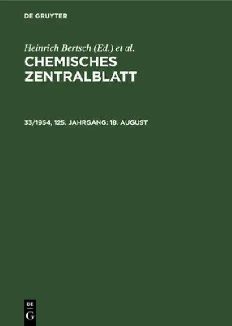 8/18/24 (English, Deutsche Chemische Gesellschaft | Heinrich Bertsch | Wilhelm Klemm)