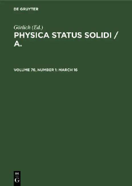 March 16 (English, Görlich)