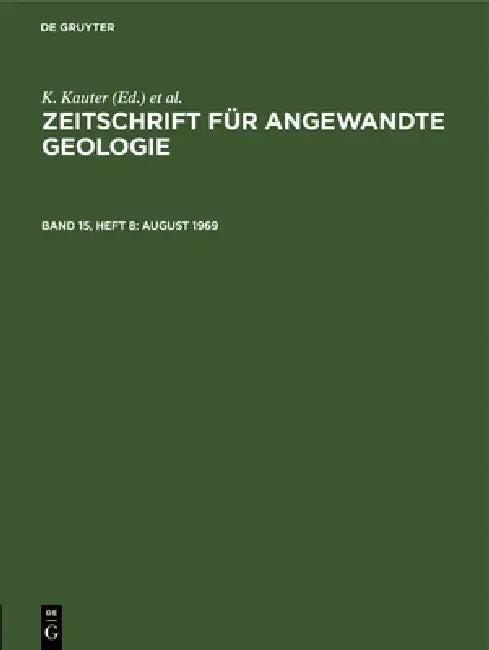 8/1/69 (English, Zentrales Geologisches Institut | K. Kauter | F. Stammberger)