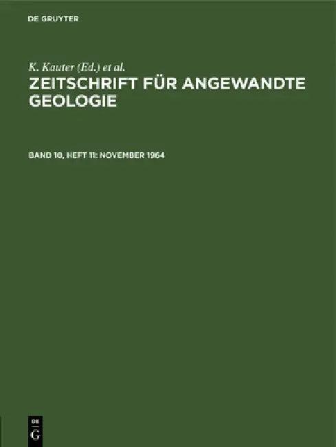 11/1/64 (English, Zentrales Geologisches Institut | K. Kauter | F. Stammberger)