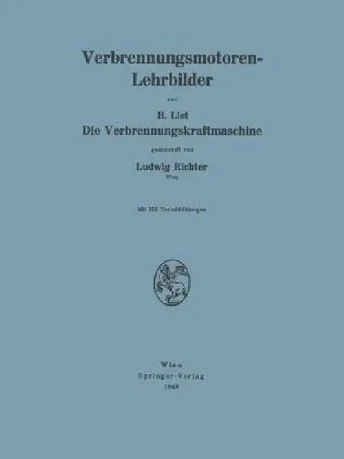 Verbrennungsmotoren-Lehrbilder (English, Ludwig Richter)