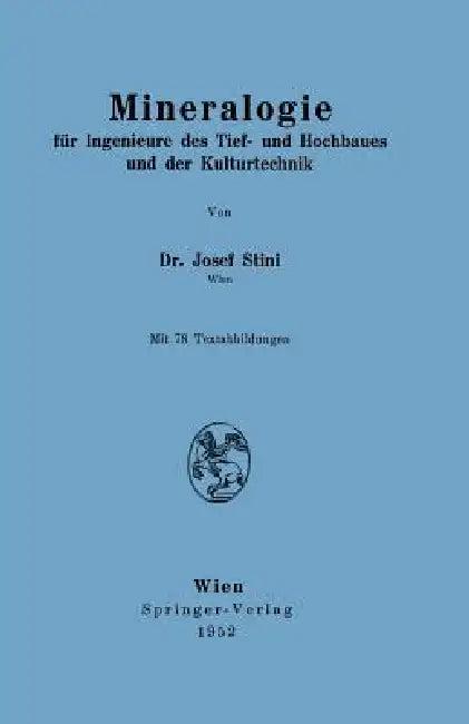 Mineralogie (English, Josef Stini)