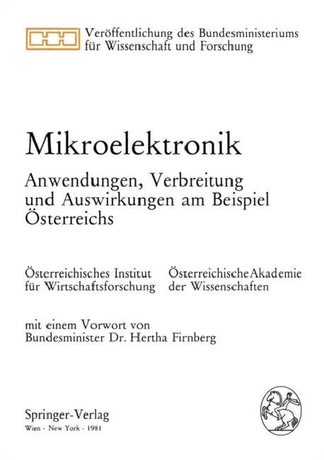 Mikroelektronik (English, Hertha Firnberg)