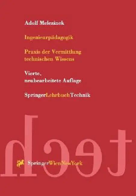 Ingenieurpädagogik (English, Adolf Melezinek)