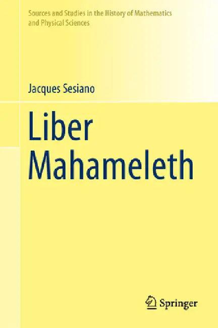 Liber Mahameleth (English, Jacques Sesiano)