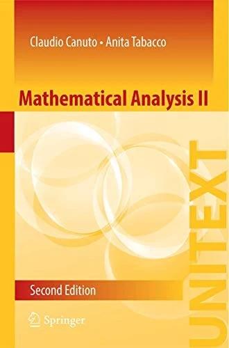 Mathematical Analysis II (English, Claudio Canuto)
