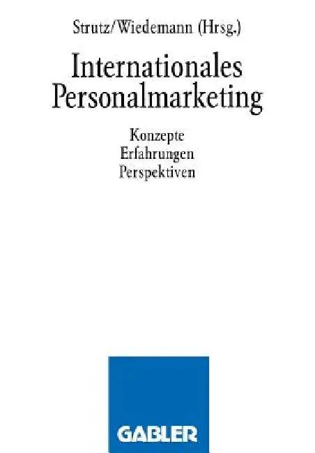 Internationales Personalmarketing (English, Hans Strutz | Wiedemann Klaus)