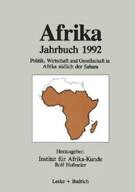 Afrika Jahrbuch 1992 (English, Institut Für Afrika-Kunde)
