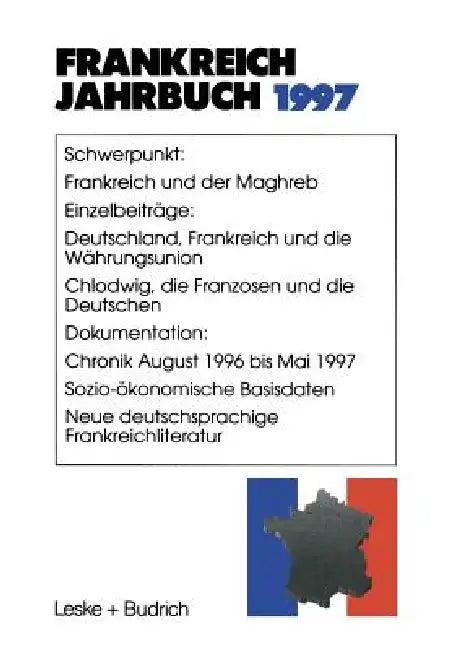 Frankreich-Jahrbuch 1997 (English, Deutsch-Französisches Institut)