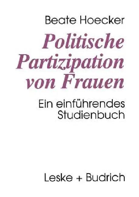 Politische Partizipation Von Frauen (English, Beate Hoecker)