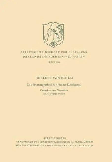 Das Stützengeschoß Der Pisaner Domkanzel (English, Einem)
