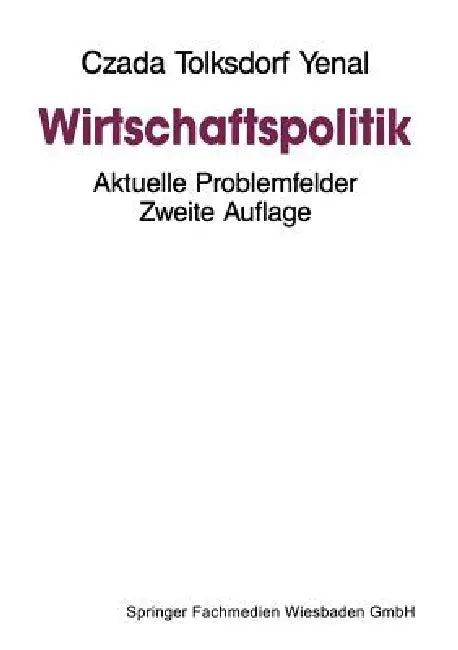 Wirtschaftspolitik (English, Peter Czada)