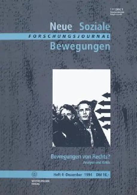 Forschungsjournal Neue Soziale Bewegungen (English, Ansgar Klein | Hans-Josef Legrand | Thomas Leif)