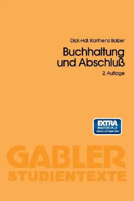 Buchhaltung Und Abschluß (English, Karlheinz Balzer)