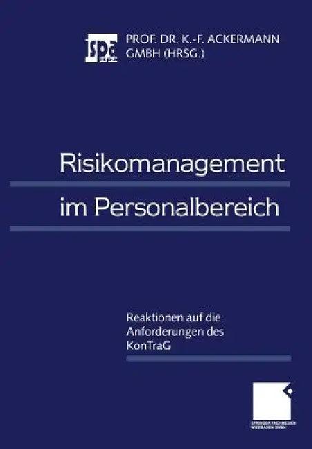 Risikomanagement Im Personalbereich (English, Karl-Friedrich Ackermann)