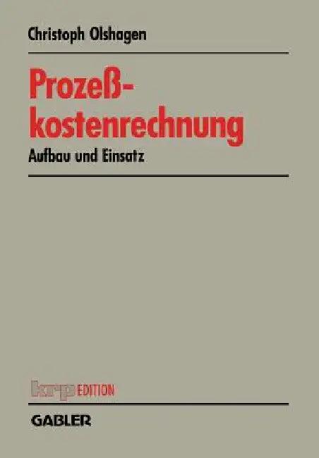 Prozeßkostenrechnung (English, Christoph Olshagen)