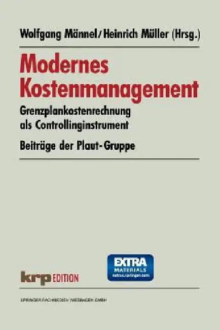Modernes Kostenmanagement (English, Wolfgang Männel | Heinrich Müller)