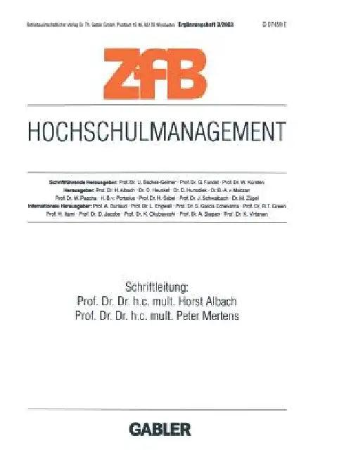 Hochschulmanagement (English, Horst Albach | Peter Mertens)