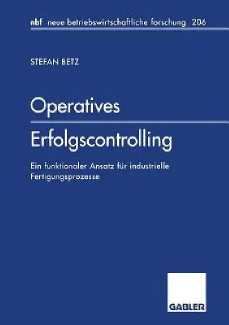 Operatives Erfolgscontrolling (English, Stefan Betz)