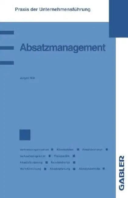 Absatzmanagement (English, Jürgen Witt)