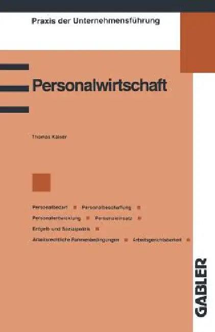 Personalwirtschaft (English, Thomas Kaiser)