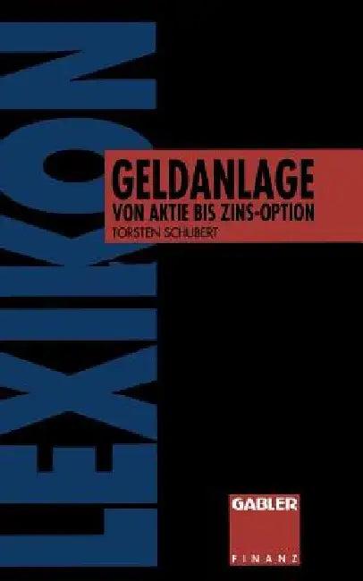 Lexikon Geldanlage (English, Torsten Schubert)