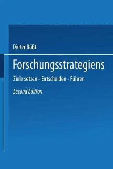 Forschungsstrategien (English, Dieter Röß)