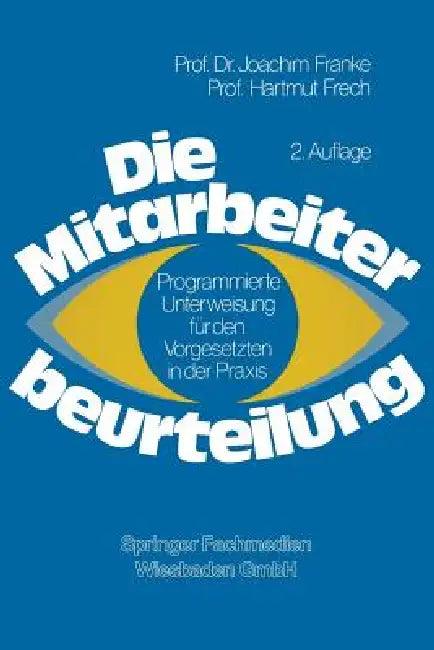 Die Mitarbeiterbeurteilung (English, Joachim Franke | Hartmut Frech)