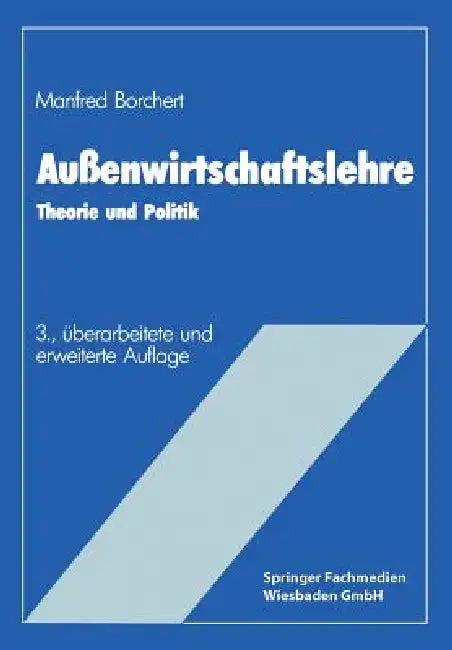 Außenwirtschaftslehre (English, Manfred Borchert)