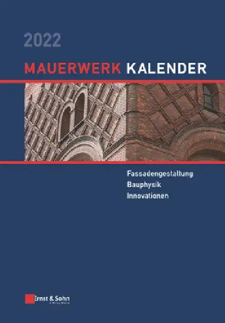 Mauerwerk-Kalender 2022 (English, Detleff Schermer)