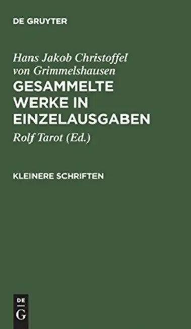 Gesammelte Werke in Einzelausgaben, Kleinere Schriften (English, Rolf Tarot)