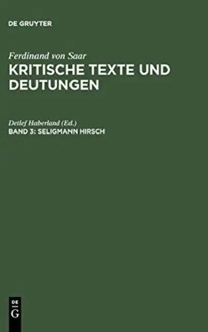 Seligmann Hirsch (English, Detlef Haberland)