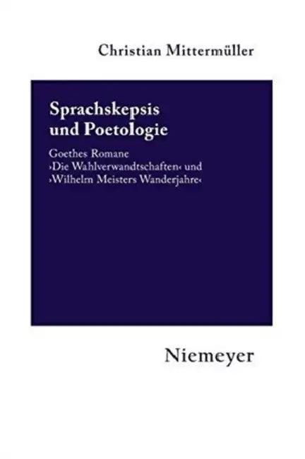 Sprachskepsis Und Poetologie (English, Christian Mittermüller)