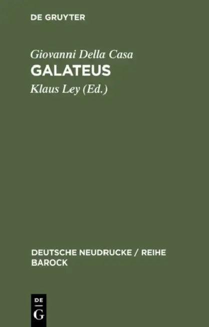 Galateus (English, Klaus Ley | Nathan Chytraeus | Giovanni Della Casa)