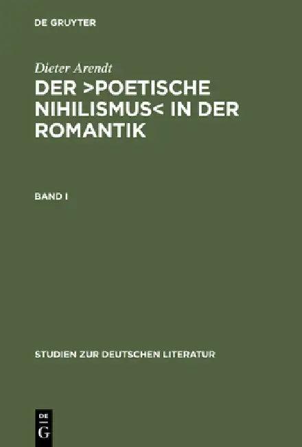 Band I (English, Dieter Arendt)