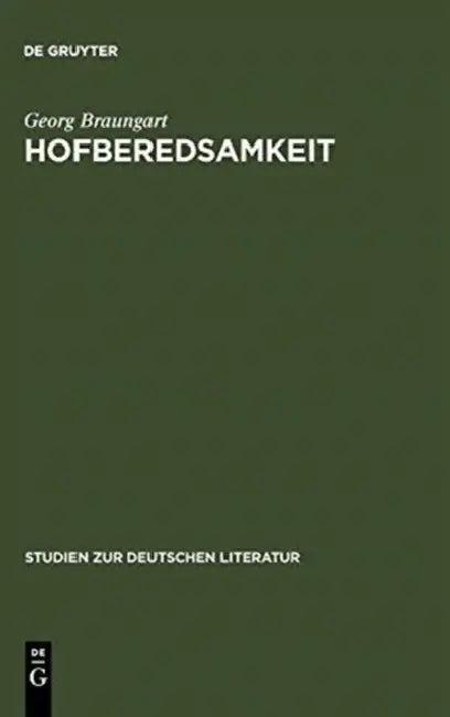 Hofberedsamkeit (English, Georg Braungart)