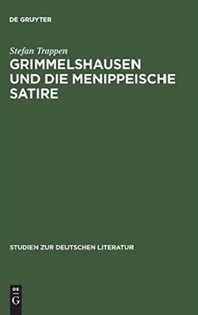Grimmelshausen und die menippeische Satire (English, Stefan Trappen)