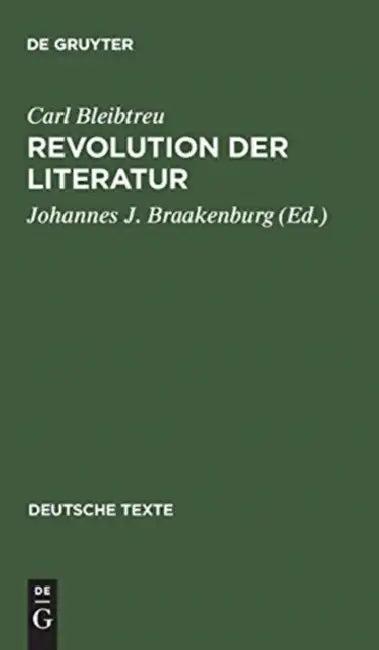 Revolution der Literatur (English, Carl Bleibtreu | Johannes J. Braakenburg)