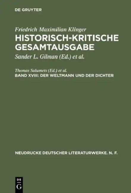 Der Weltmann Und der Dichter (English, Thomas Salumets | Sander L. Gilman)