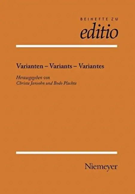 Varianten - Variants - Variantes (English, Christa Jansohn | Bodo Plachta)