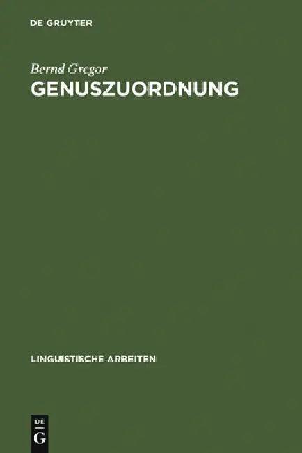 Genuszuordnung (English, Bernd Gregor)