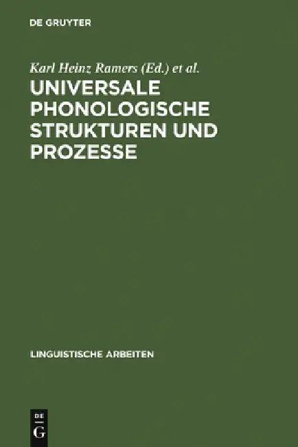 Universale phonologische Strukturen und Prozesse (English, Karl Heinz Ramers | Heinz Vater | Henning Wode)