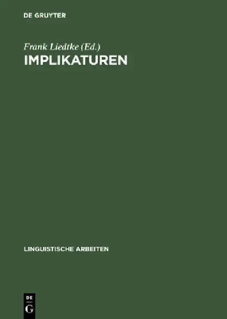Implikaturen (English, Frank Liedtke)