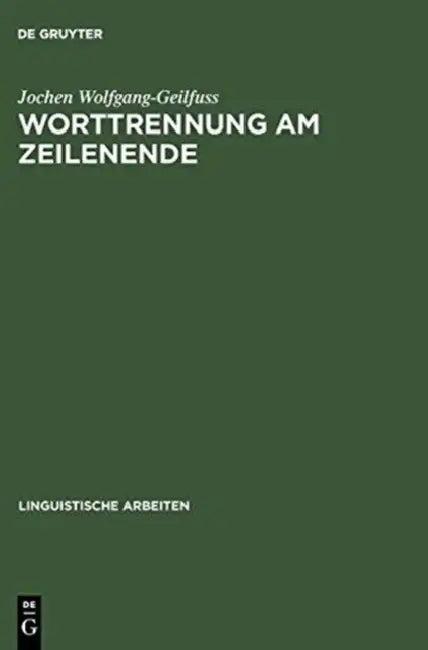 Worttrennung am Zeilenende (English, Jochen Wolfgang-Geilfuss)