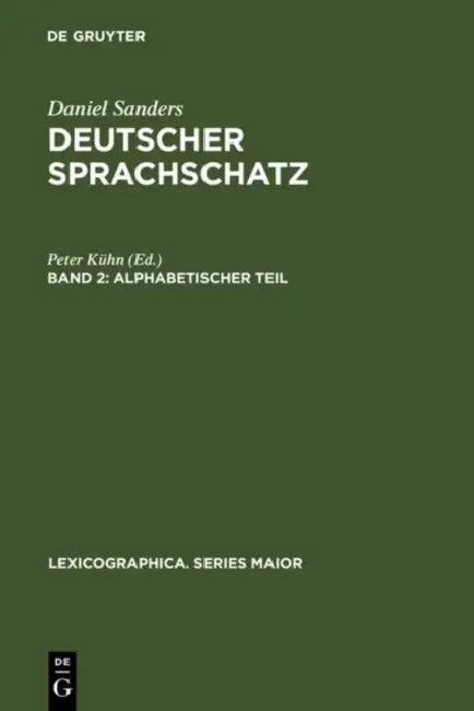 Alphabetischer Teil (English, Peter Kühn | Daniel Sanders)