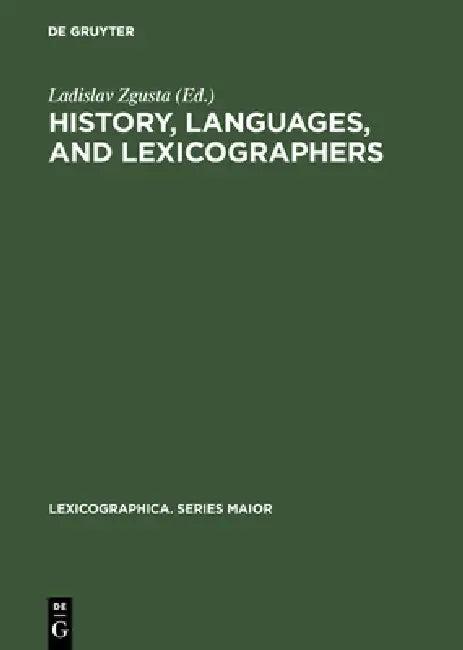 History, languages, and lexicographers (English, Ladislav Zgusta)