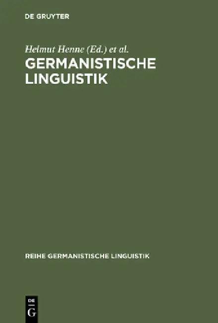 Germanistische Linguistik (English, Helmut Henne | Horst Sitta | Herbert Ernst Wiegand)