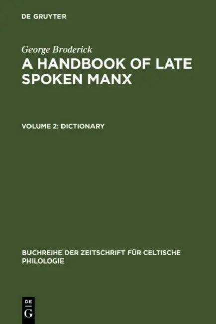 Dictionary (English, George Broderick)