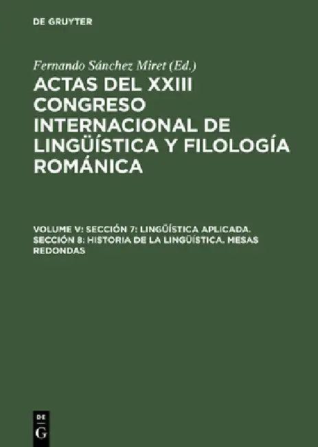 Sección 7 (English, Fernando Sánchez Miret)
