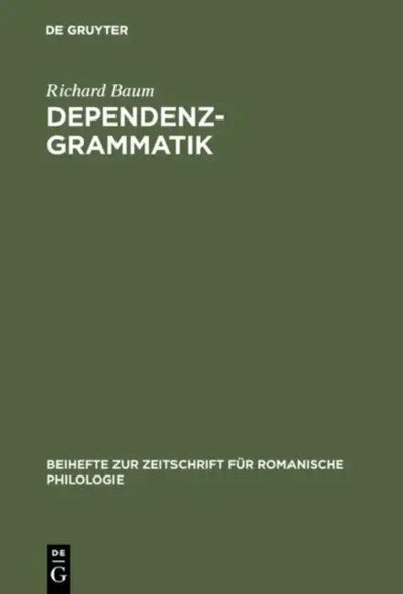 Dependenzgrammatik (English, Richard Baum)